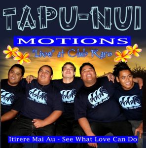 Tapu-Nui Motions Live at Club Raro CD Cover